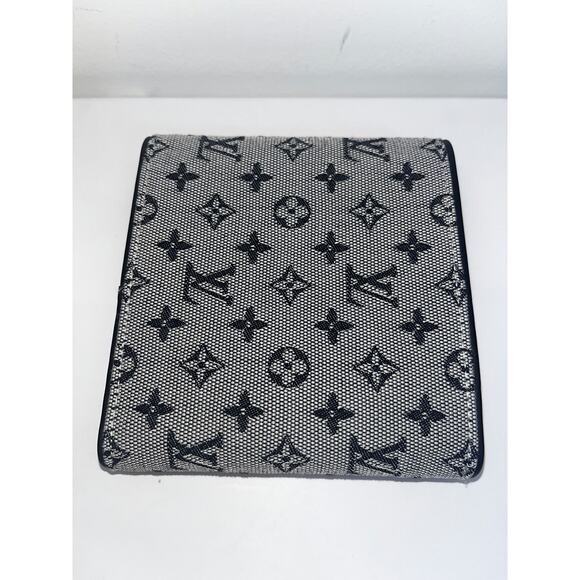 Louis Vuitton Monogram Compact Wallet in Navy - Picture 4 of 7